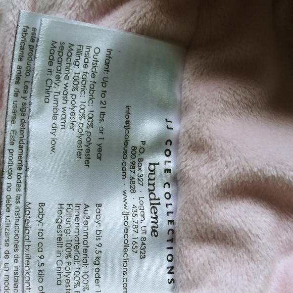 JJ Cole Collection bundleme pink baby infant - Picture 8 of 13